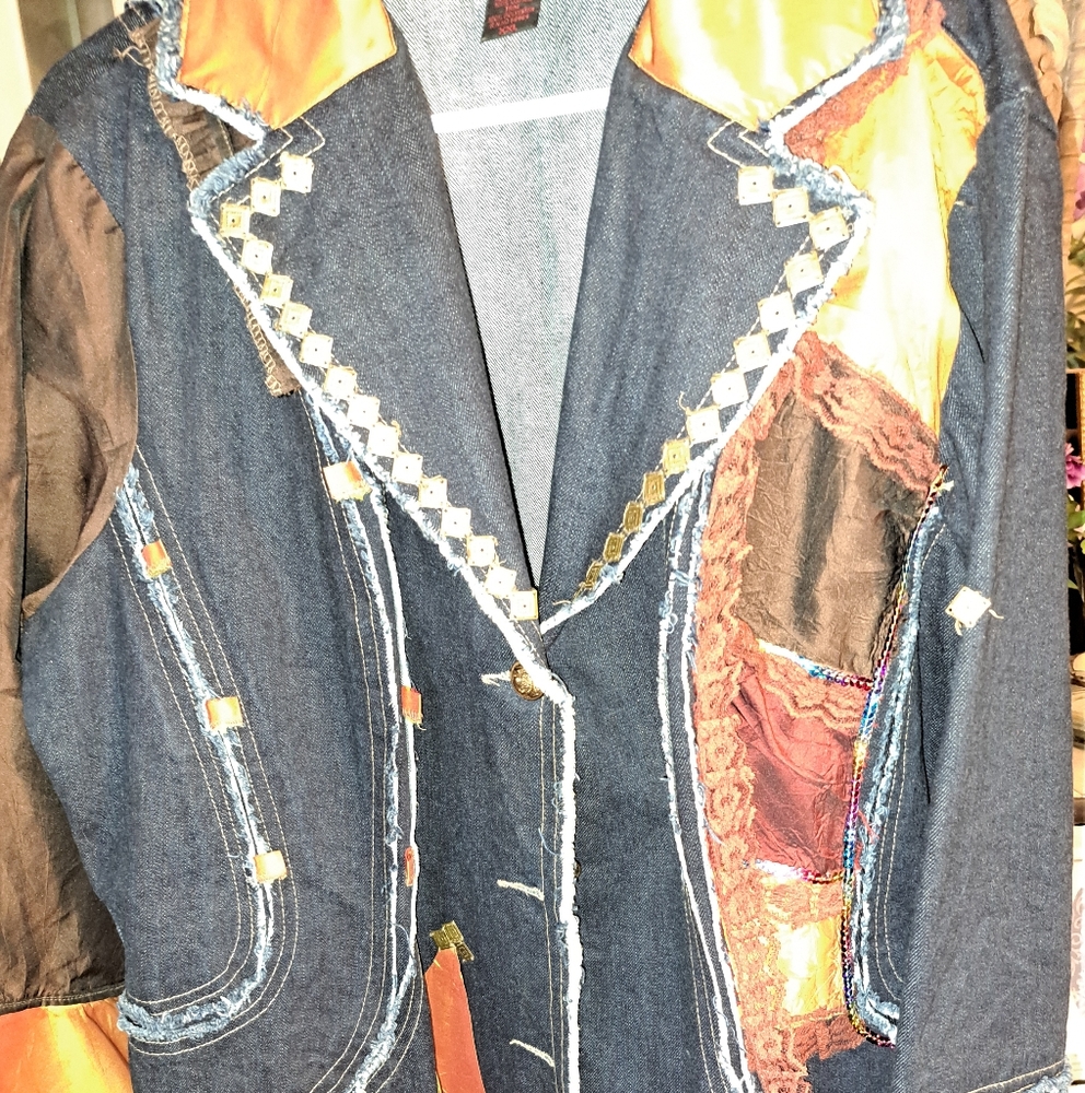 NWOT ASHRO Amazing ECLECTIC JACKET